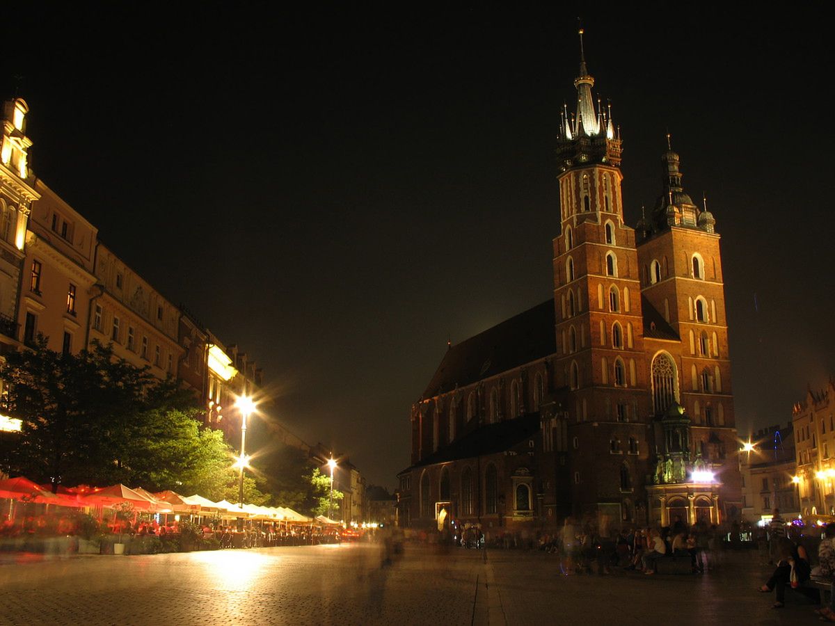 Kościół Mariacki w Krakowie (przysłona F8)