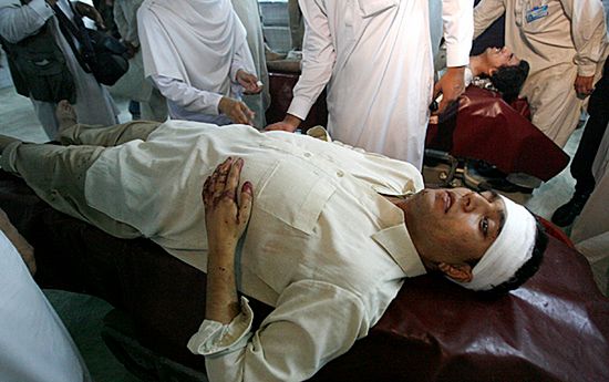 Atak bombowy w Pakistanie - 18 zabitych, 40 rannych