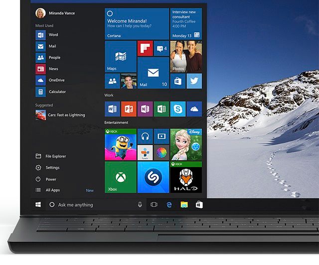 Windows 10 zniechęca do używania przeglądarki Chrome