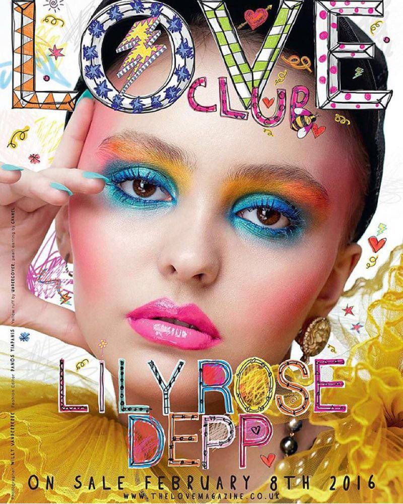 Lily-Rose – okładka magazynu Love