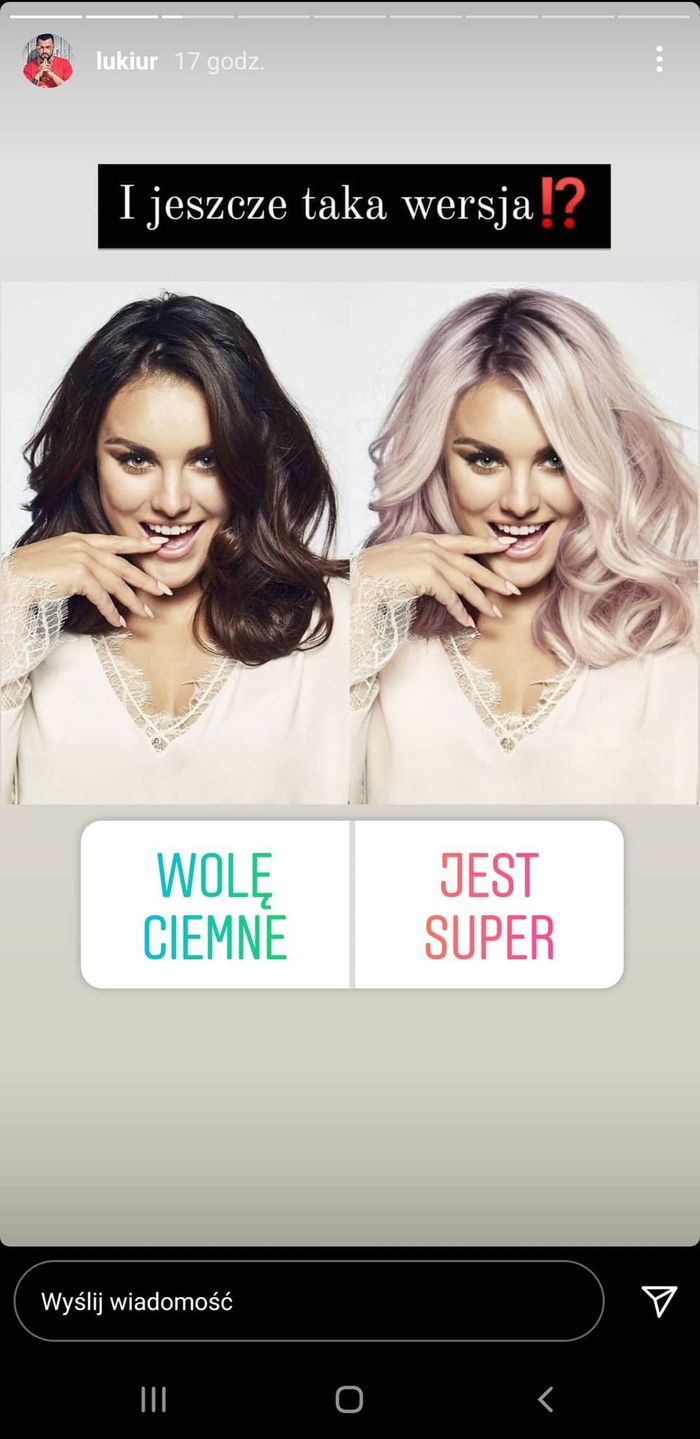 Ewa Farna w blond włosach