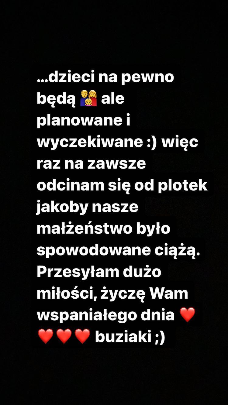 Joanna Opozda komentuje rzekomą ciążę