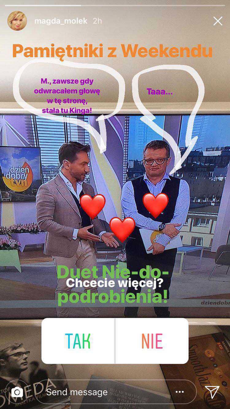 Magda Mołek oceniła duet Piotr Kraśko i Marcin Meller w Dzień Dobry TVN