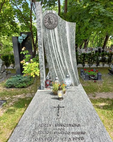 Jerzy Bińczycki - grób  (źródło: Facebook)