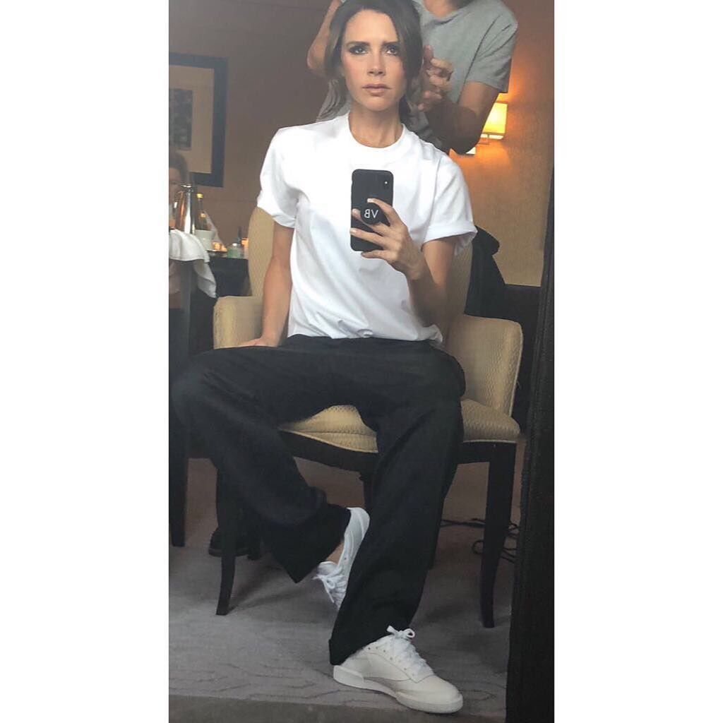 Victoria Beckham w sportowej stylizacji