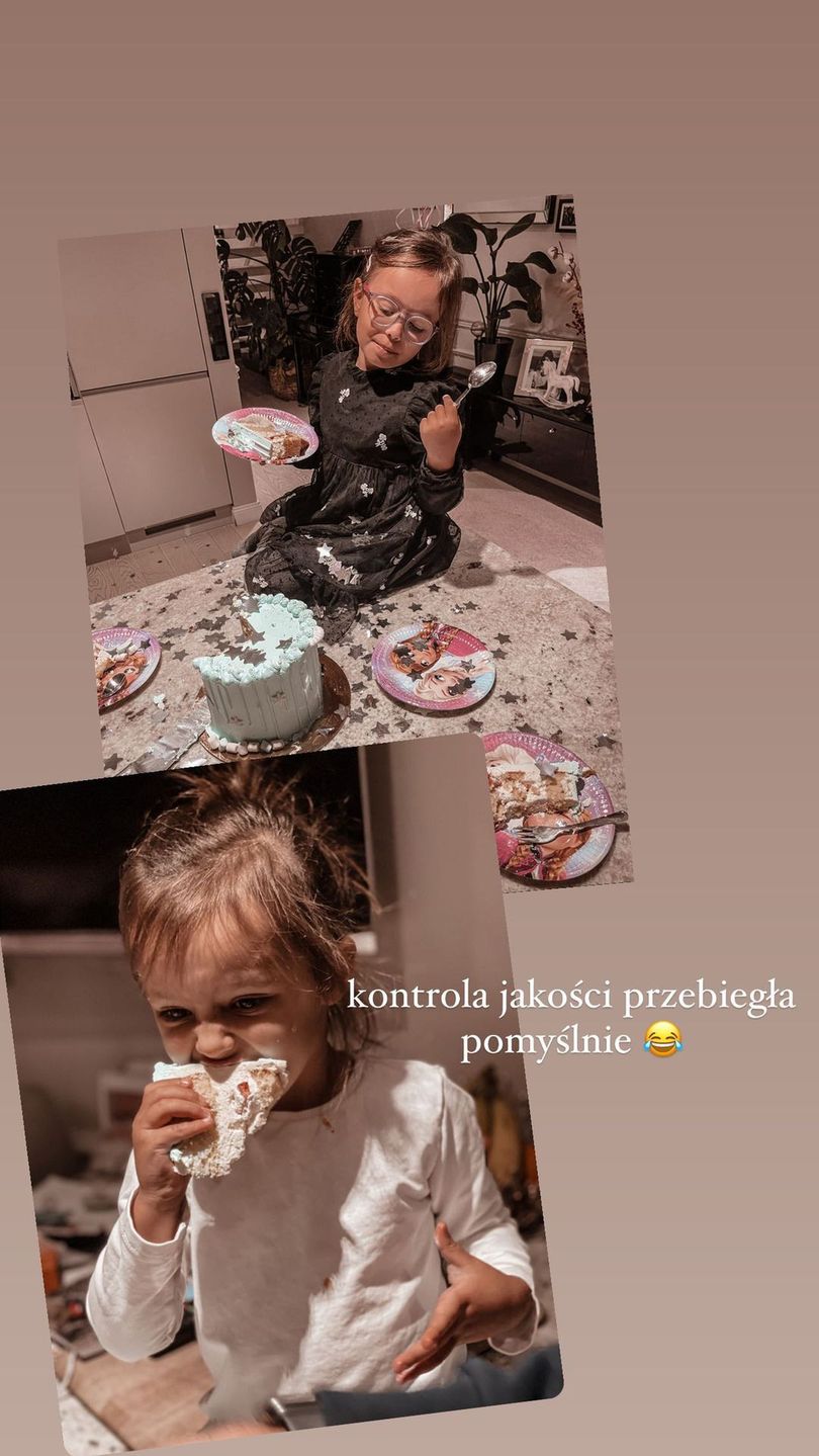 Anna Wendzikowska - urodziny córki