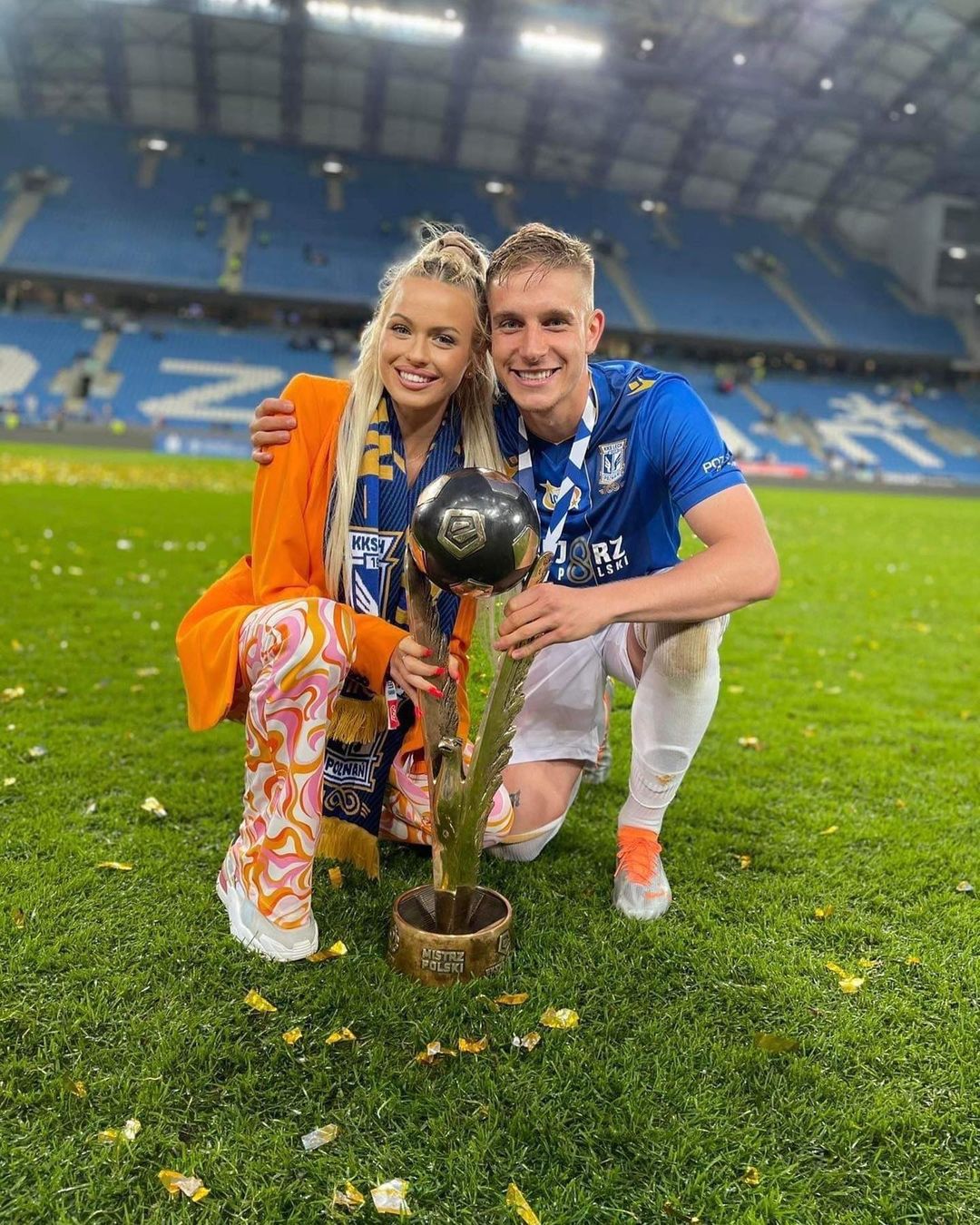 Michał Skóraś i Adrianna Mizgalska