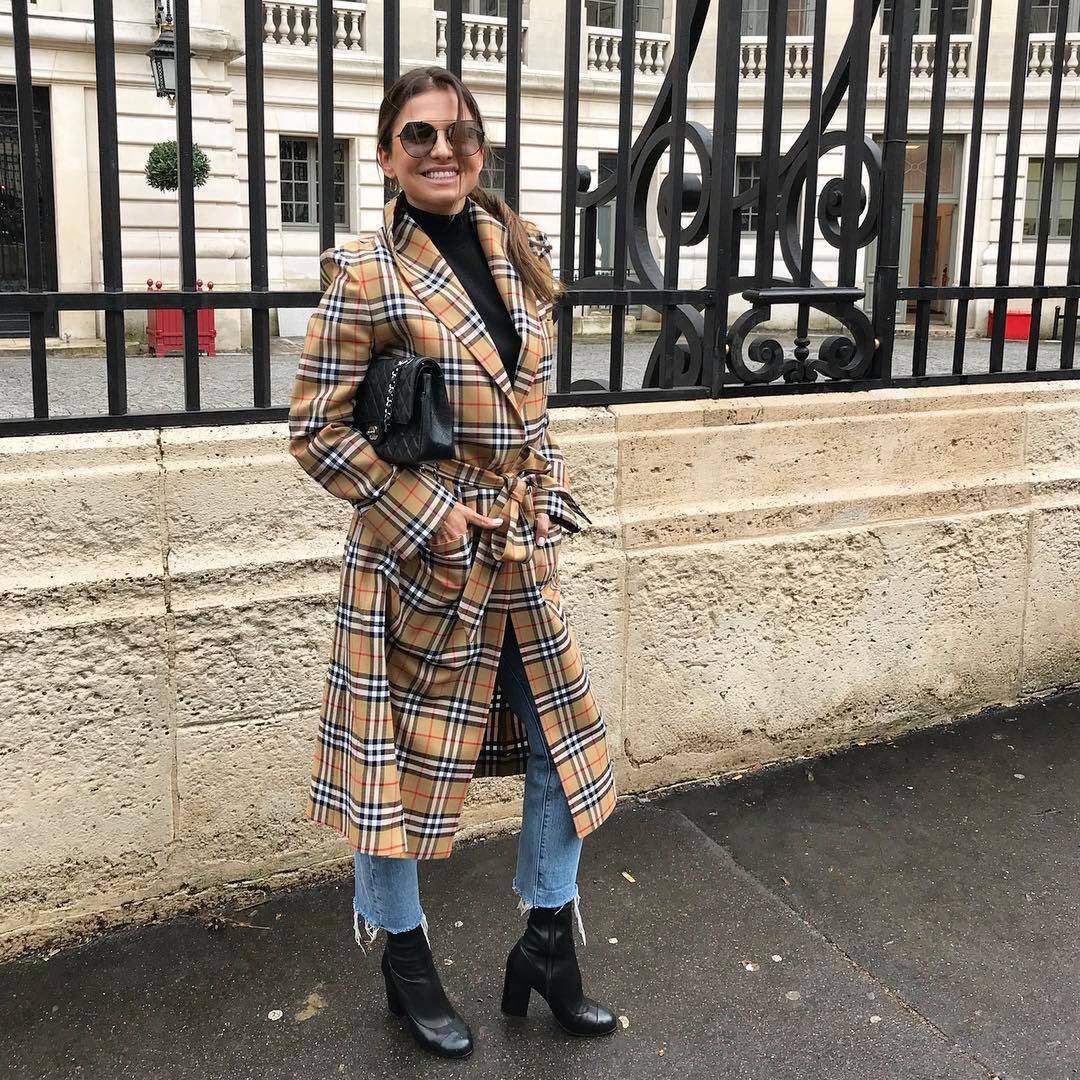 Anna Lewandowska na Paris Fashion Week