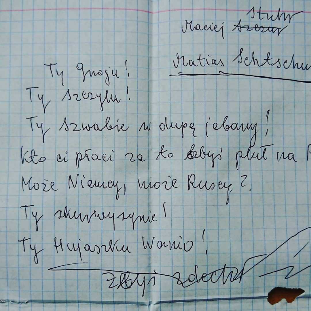 Maciej Stuhr dostał list z pogróżkami
