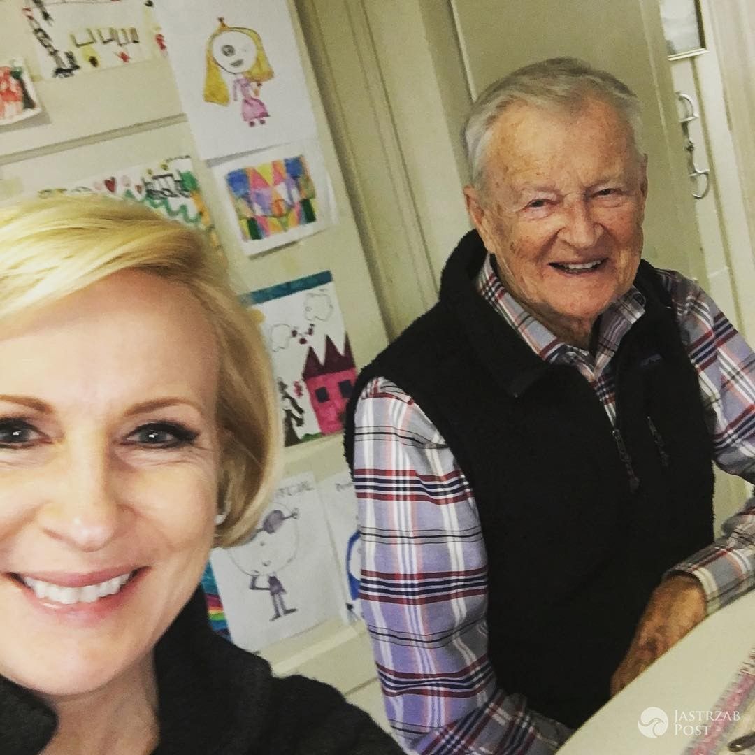 Mika Brzezińska i Zbigniew Brzeziński