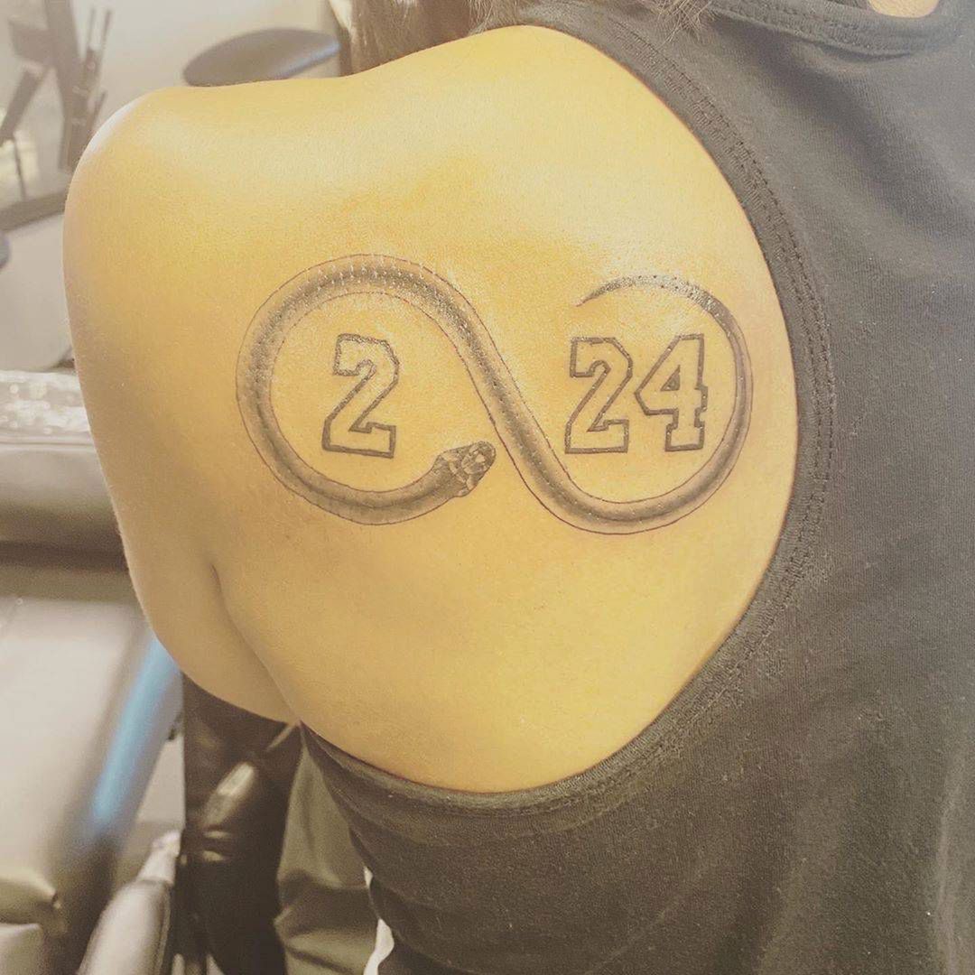Tatuaż Shairy Washington na cześć Kobego i Gianny Bryant, Instagram