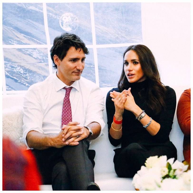 Meghan Markle i Justin Trudeau, Instagram