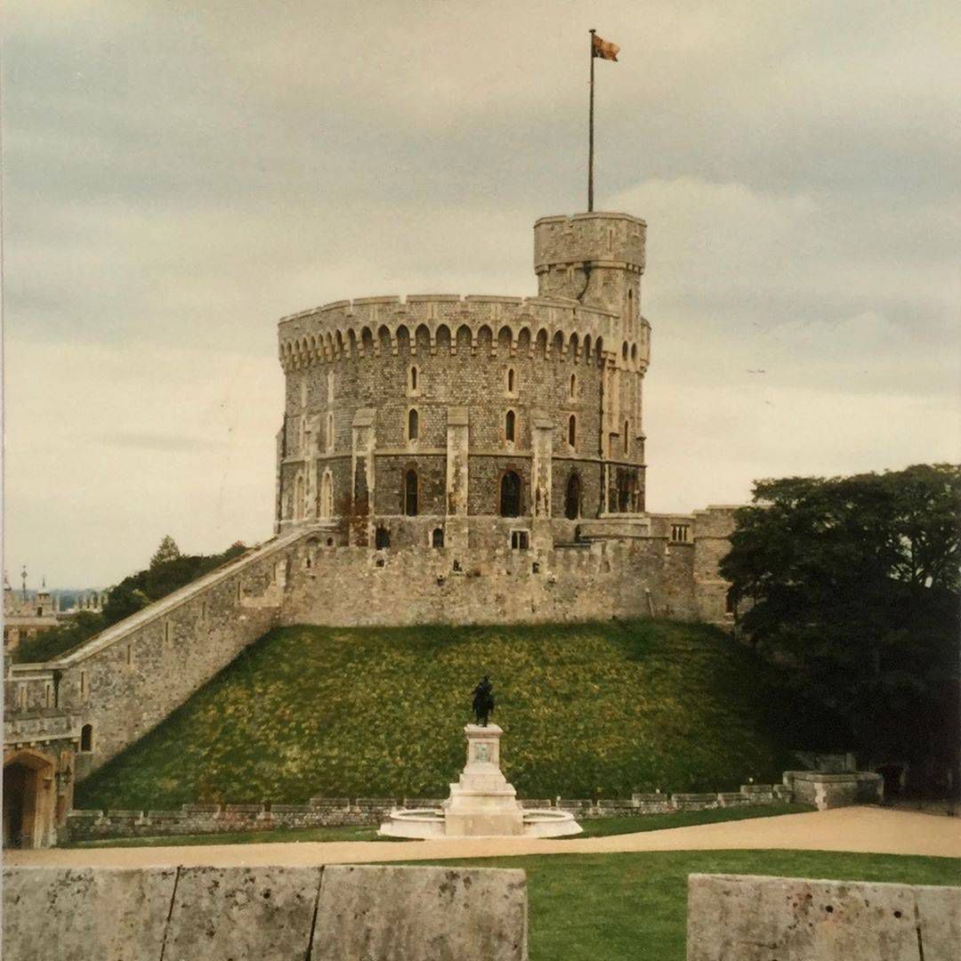 Widok z okna kamerdynera w zamku Windsor