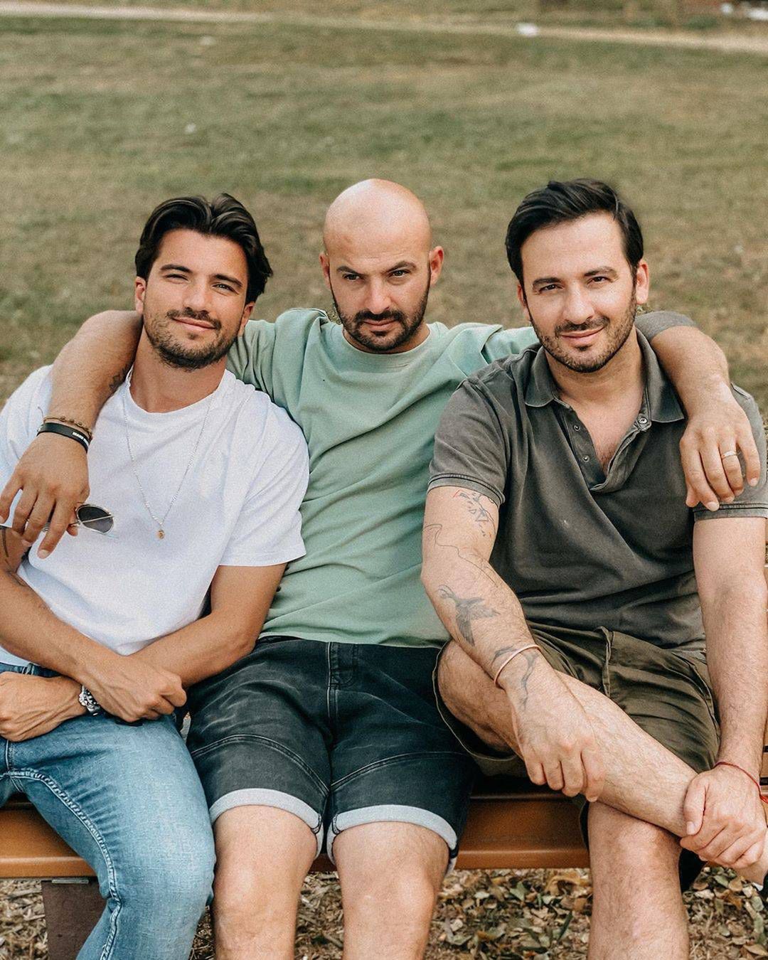 Stefano Terrazzino z braćmi Marco i Vincenzo
