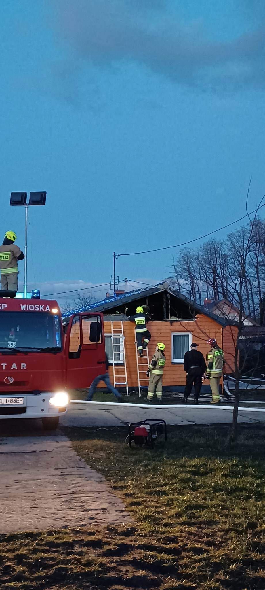 Pożar w Nasz Nowy Dom