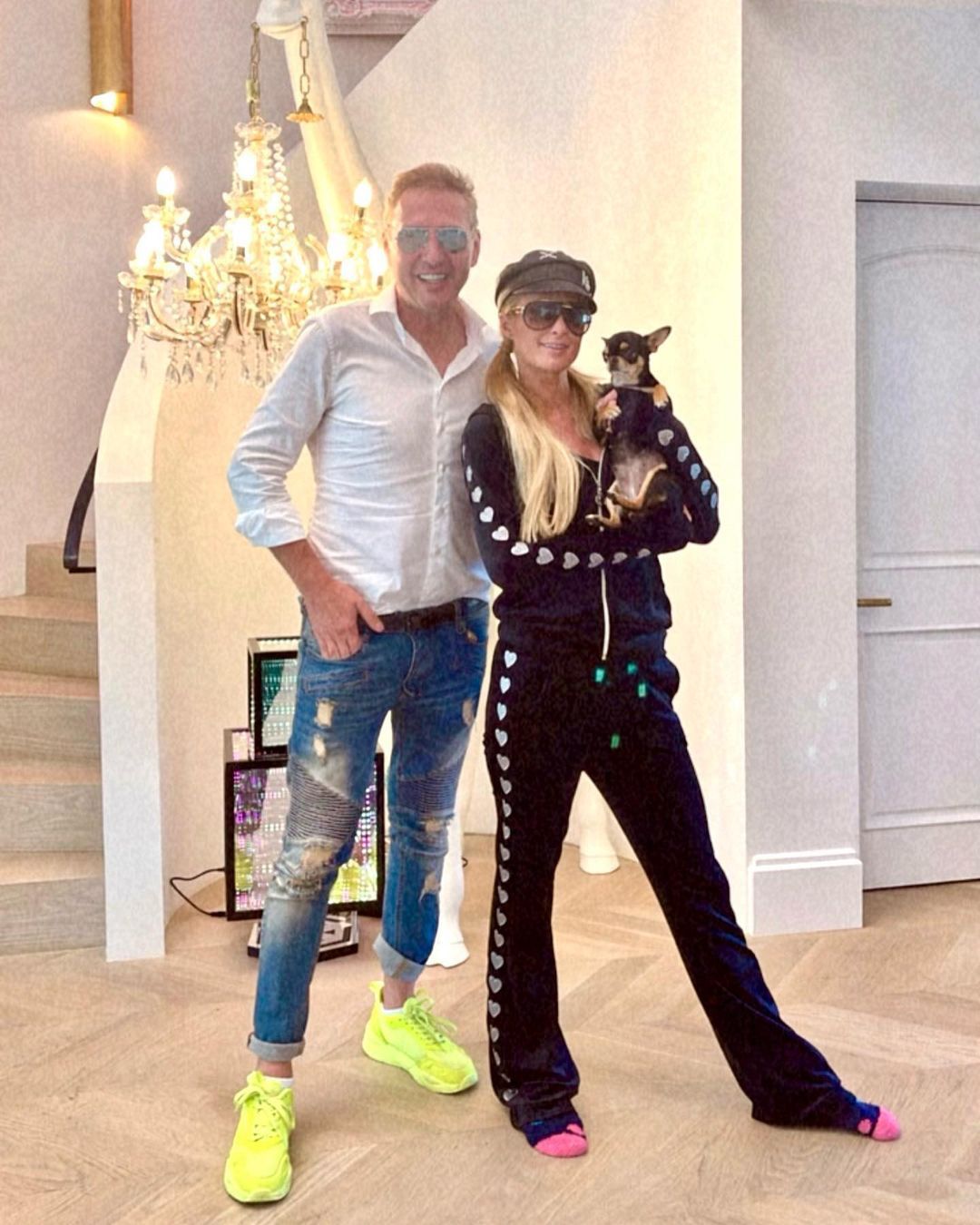 Krzysztof Gojdź i Paris Hilton