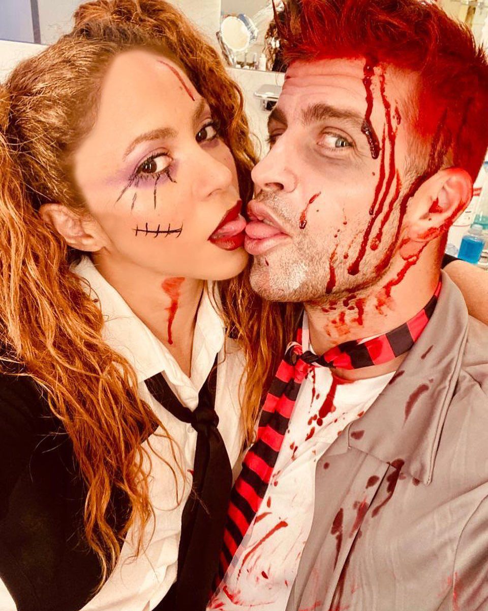 Shakira i Gerard Pique - Halloween 2021