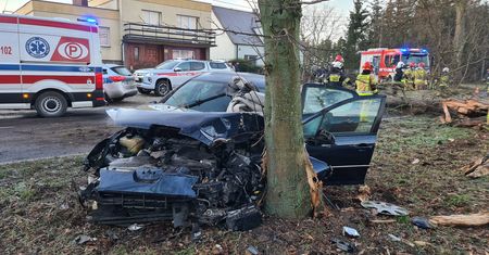 Poważny wypadek w Margonińskiej Wsi