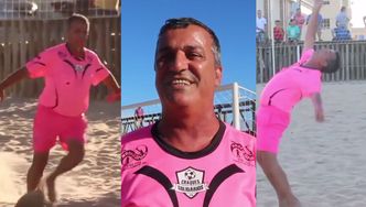 Różowy strój, gwizdek i kobiece ruchy! Oto nietypowy brazylijski sędzia piłkarski