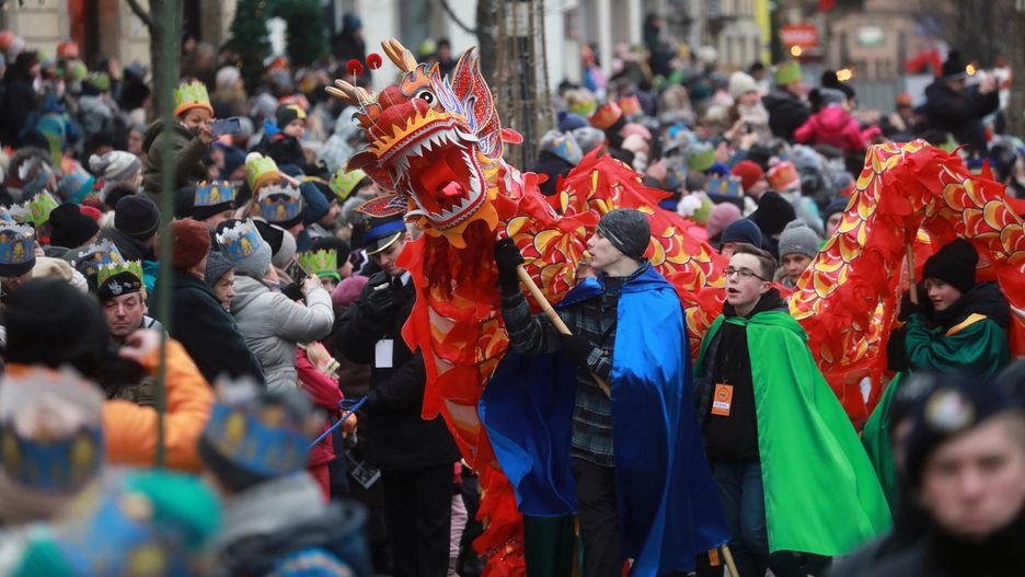 Warszawa. Orszak Trzech Króli 6 stycznia 2020 r. 