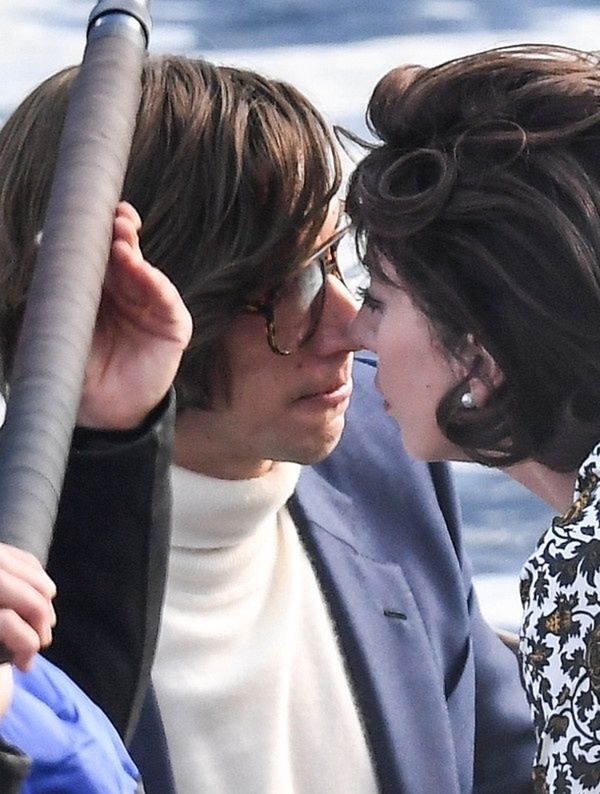 Lady Gaga i Adam Driver na planie "House of Gucci"