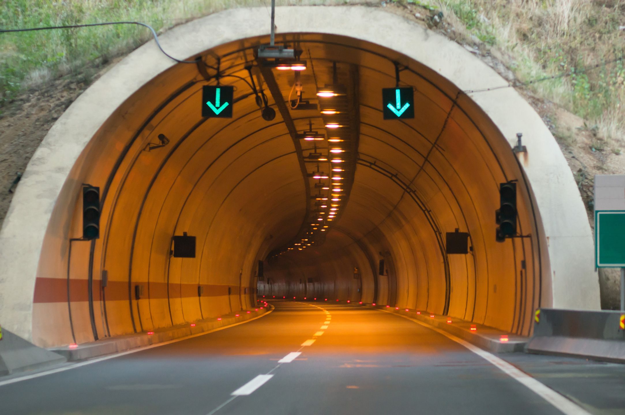 view, line, open, dark, city, long, trip, side, road, urban, route, light, color, drive, empty, space, nobody, travel, modern, motion, tunnel, asphalt, indoors, journey, entrance, outdoors, adventure, equipment, transport, technology, perspective, construction, tunnel light, transportation