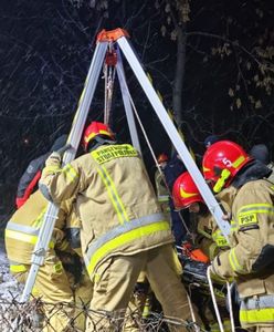 Starszy mężczyzna wpadł do studni. Jego życia nie udało się uratować