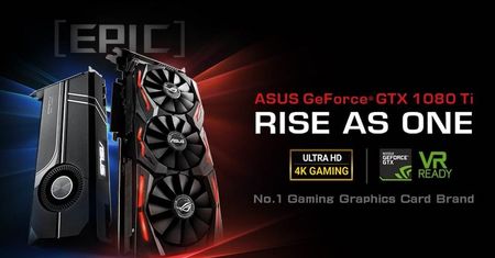 ASUS prezentuje autorskie wersje GeForce GTX 1080 Ti