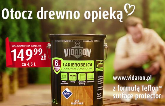 „Otocz drewno opieką” w kampanii marki Vidaron (wideo)