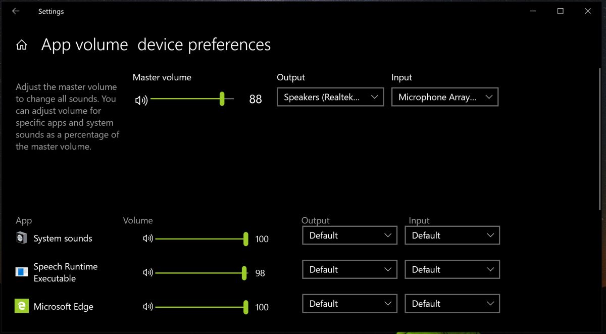 nowy interfejs miksera / windowslatest.com