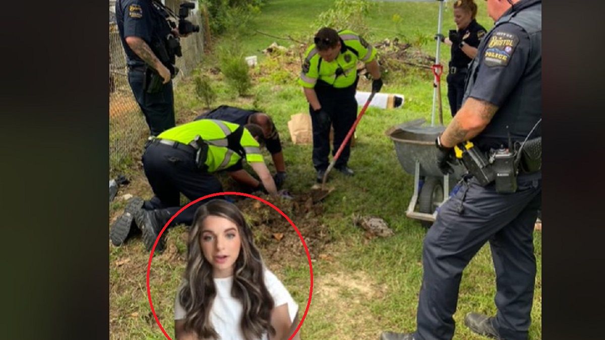 Znalazł to w swoim ogródku. Od razu przyjechała policja. 