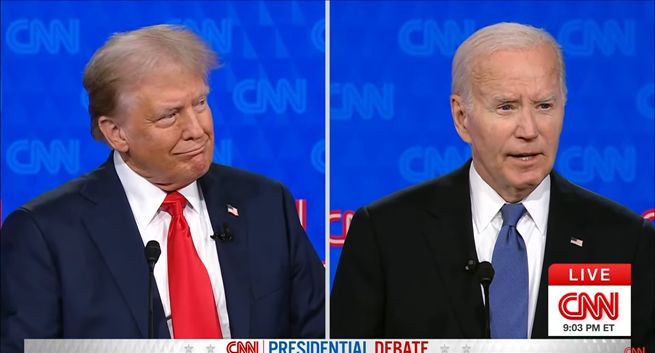 Biden zagubiony na debacie w CNN. „Najlepszy występ Trumpa”