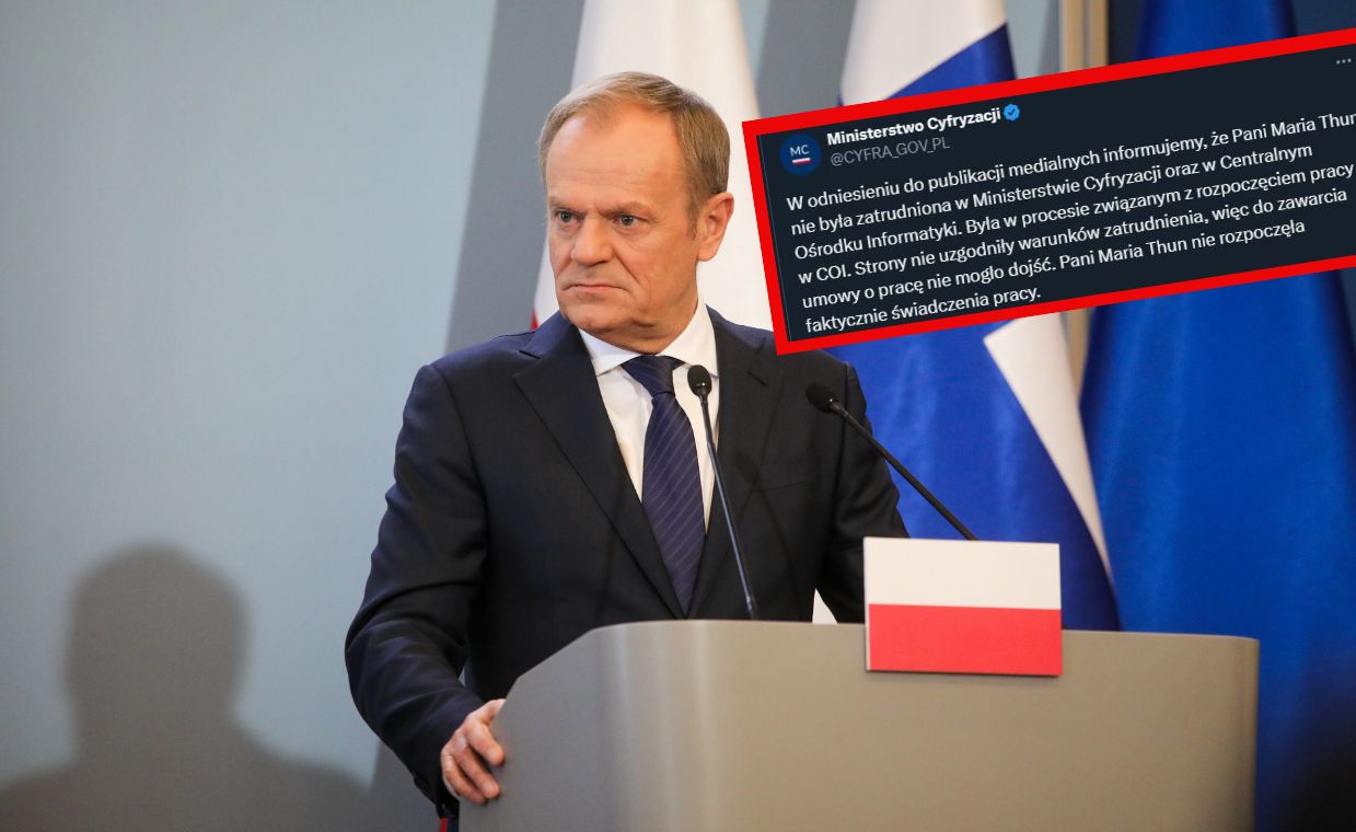 Donald Tusk nie zdecydował o "zawieszeniu" Marii Thun?