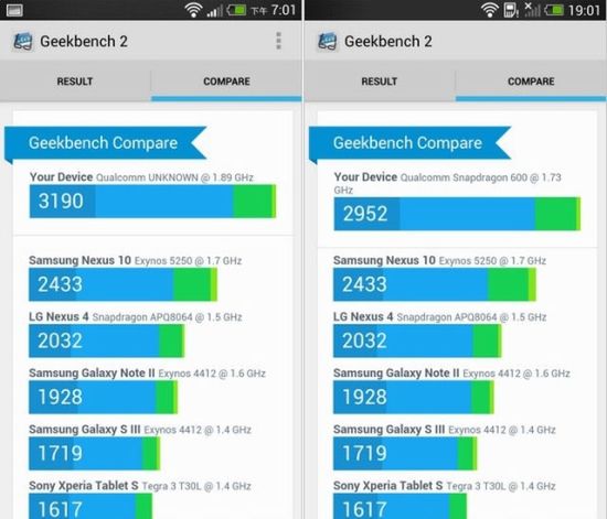 HTC Butterfly S vs. HTC One (fot. gforgames.com)