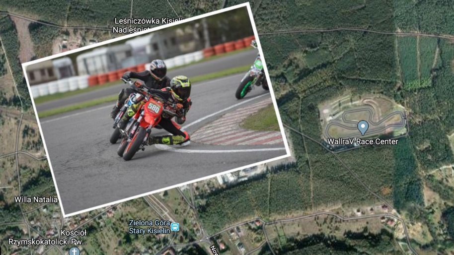 Właściciele profesjonalnych torów wyścigowych nie mają łatwego życia (Fot. Google Maps/WallraV Race Center)