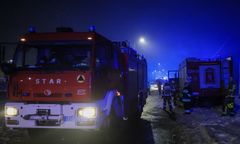 Wypadek w Zabrzu. Pijany 19-latek wjechał w budynek