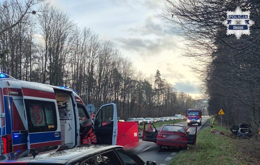 Powiat cieszyński: Trzy poważne wypadki. Jeden zakończył się śmiercią