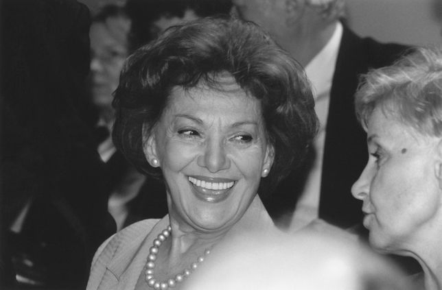 Irena Dziedzic była jedną z najbardziej znanych prezenterek telewizyjnych. Zdjęcie z 1999 r.