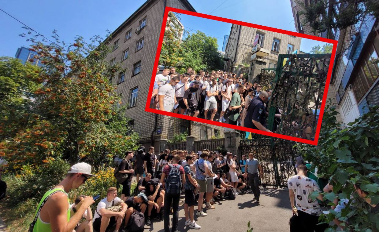 Mobilizacja w Ukrainie. Ogromne kolejki ustawiały się przed komisariatami 