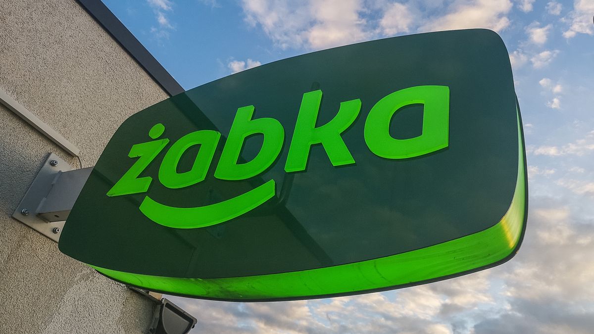 Zabka grocery chain store logo is seen in Gdansk, Poland on 26 April 2020  (Photo by Michal Fludra/NurPhoto via Getty Images)