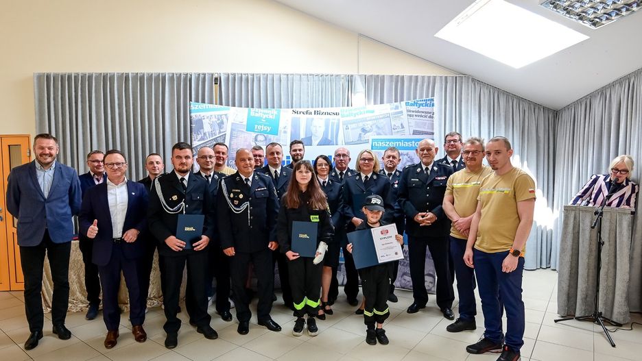 Finał plebiscytu Dziennika Bałtyckiego na Strażaka Pomorza w roku 2025. 04.05.2025 Przodkowo FOT. PRZEMEK SWIDERSKI / POLSKA PRESS / DZIENNIK BALTYCKI