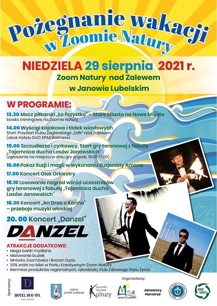 Danzel wystąpi nad zalewem w Janowie Lubelskim