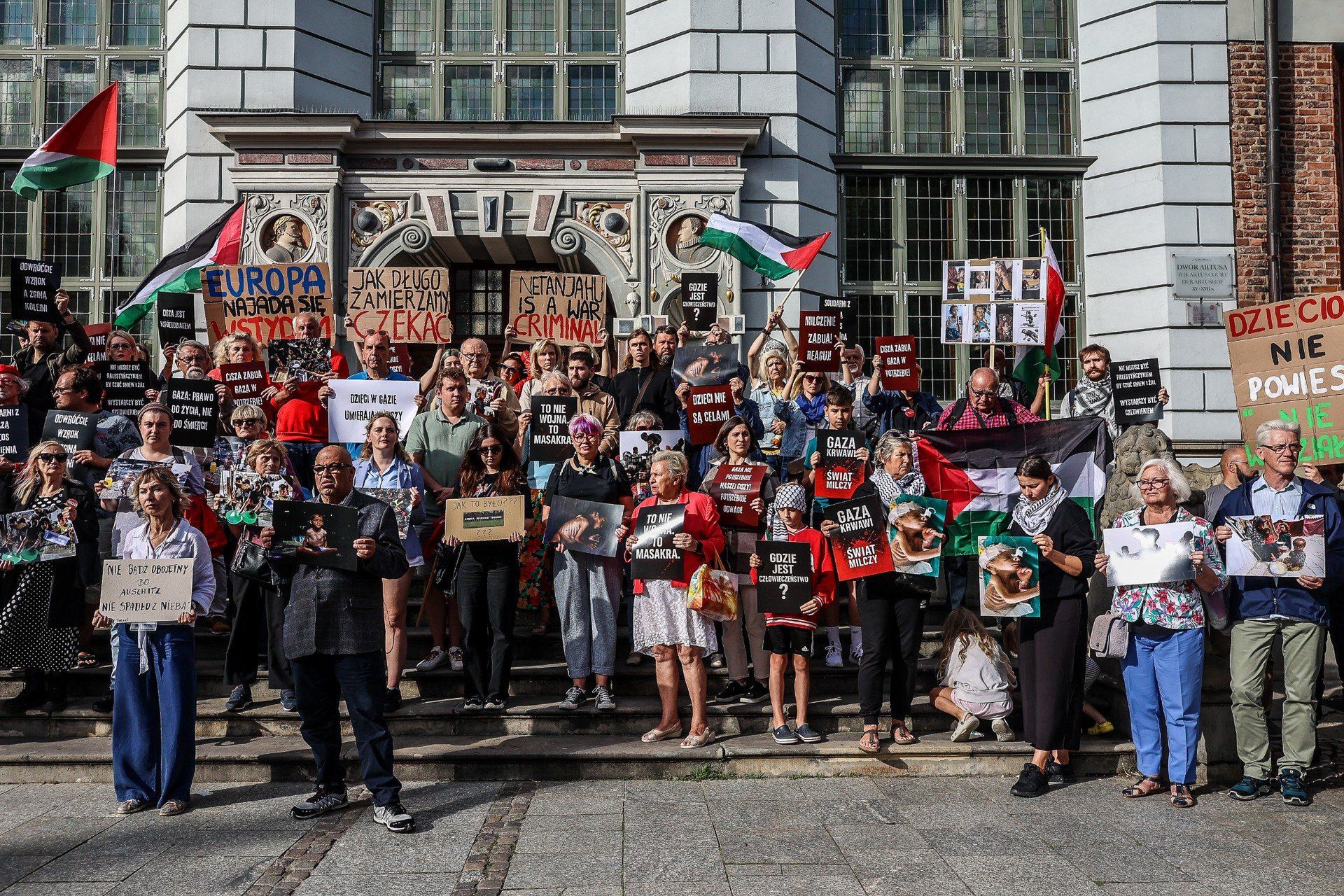 Milczący protest w Gdańsku