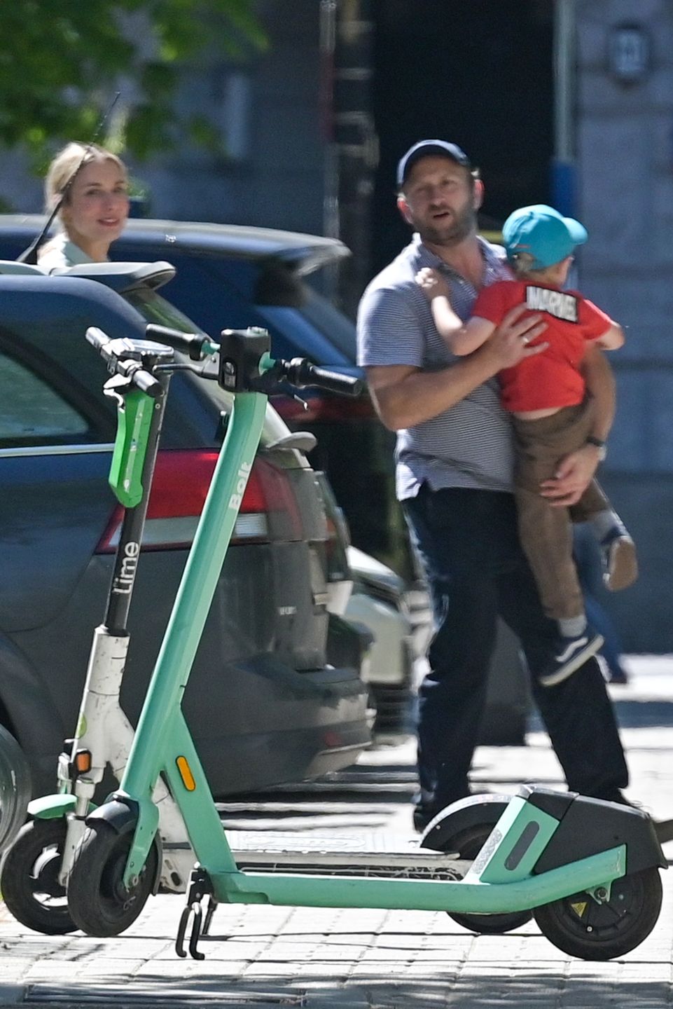 Borys Szyc na obiedzie z żoną, synem i Natalią Klimas