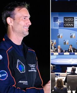 Sławosz Uznański-Wiśniewski poleciał w kosmos, szczyt NATO, poszukiwania złotego pociągu. Co wydarzyło się w środę?