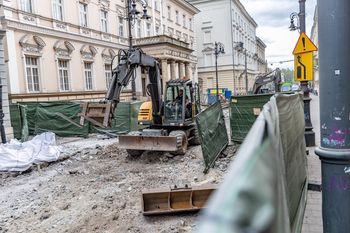 Kraków: Tu się remontuje. Modernizacja ulic Piłsudskiego i Straszewskiego