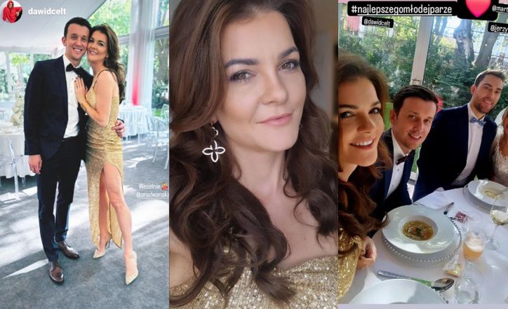 Agnieszka Radwańska bawi się na weselu