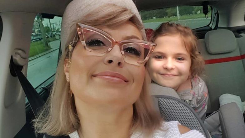 Katarzyna Skrzynecka zrobiła córce makijaż