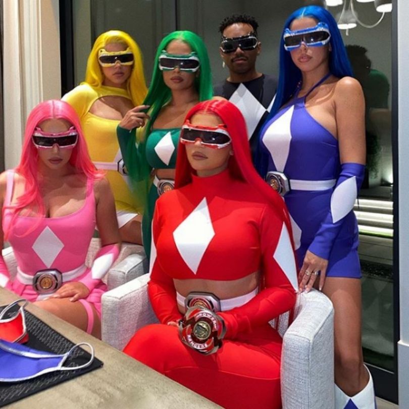 Kylie Jenner z przyjaciółmi jako Power Rangersi