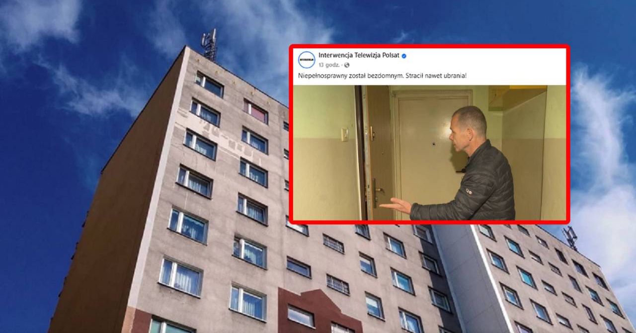 Niepełnosprawny z Otwocka stracił mieszkanie. Walczy o przetrwanie
